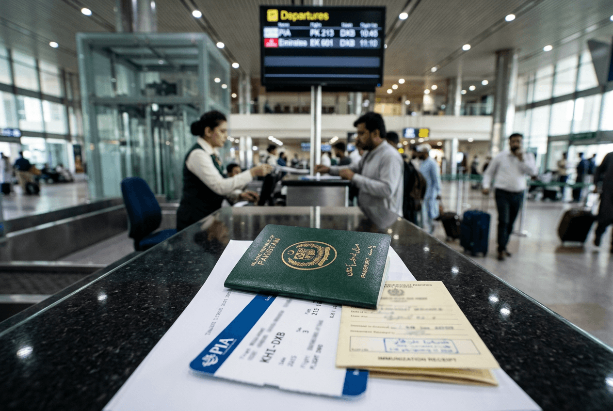 Pakistan enforces Rs 100 NADRA polio card for all departures starting Sept. 14
