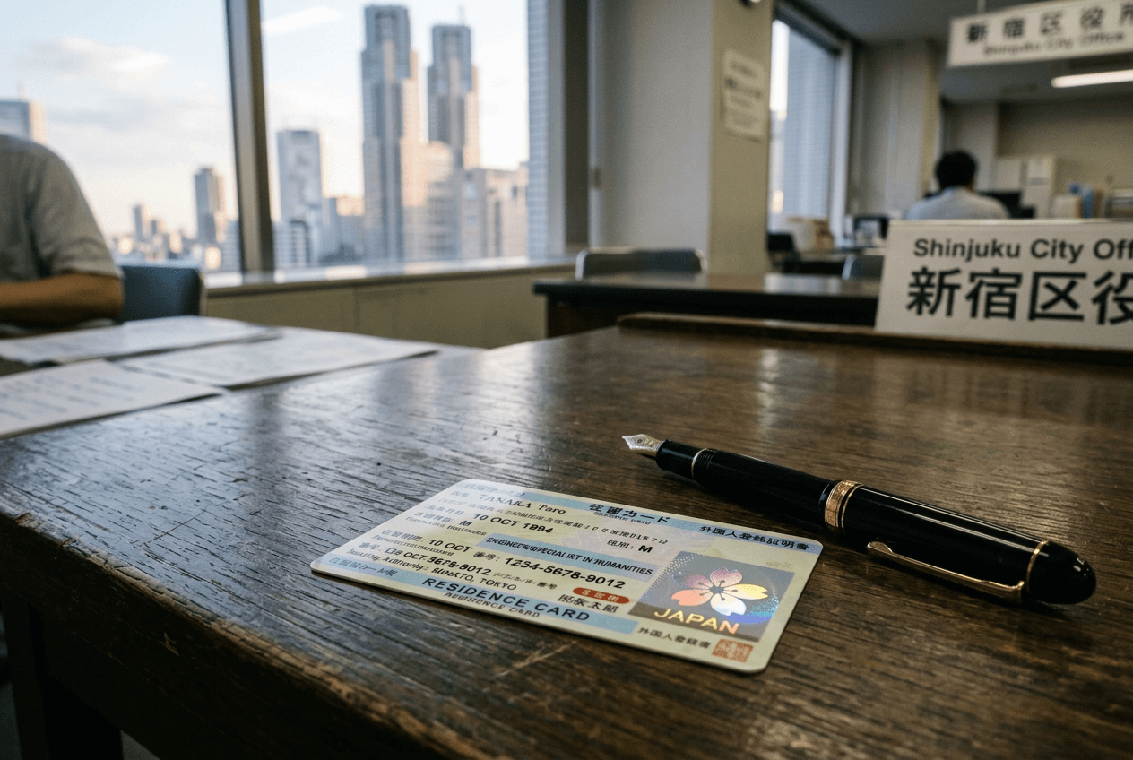 Japan enforces 14 day reporting rule for residence card holders