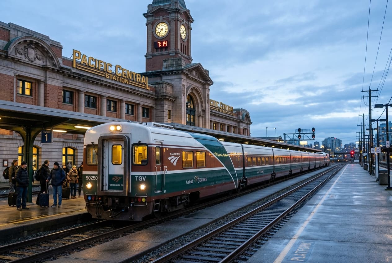 Canada Amtrak Cascades riders save 10 minutes with US preclearance