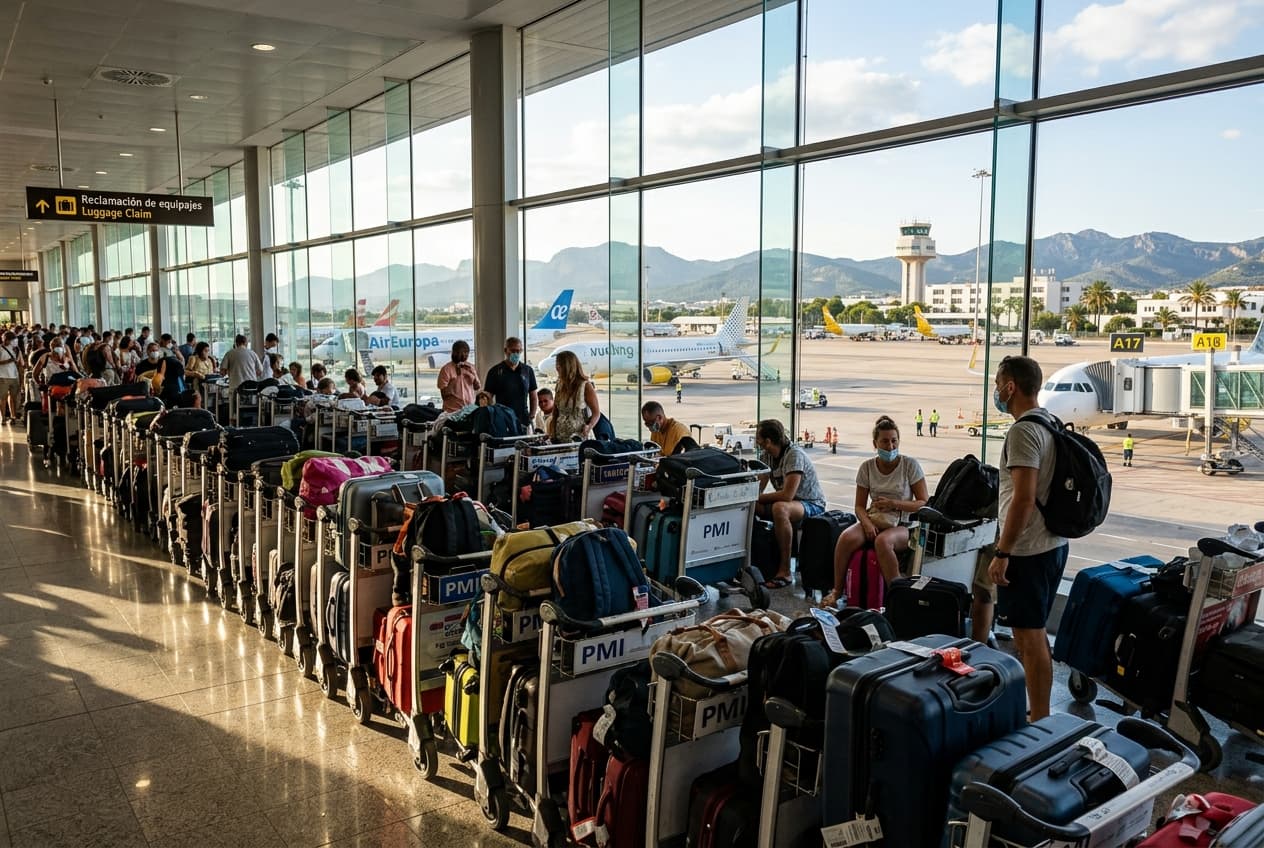 Spain airport strikes delay tourists through Aug. 8 as 2 labor disputes overlap