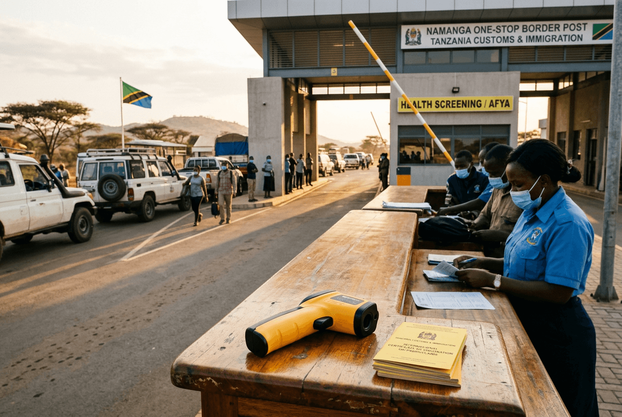 Tanzania starts Ebola health screening at all entry points on May 19