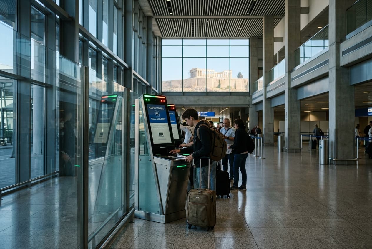 Greece confirms EES biometric checks for UK and US travelers