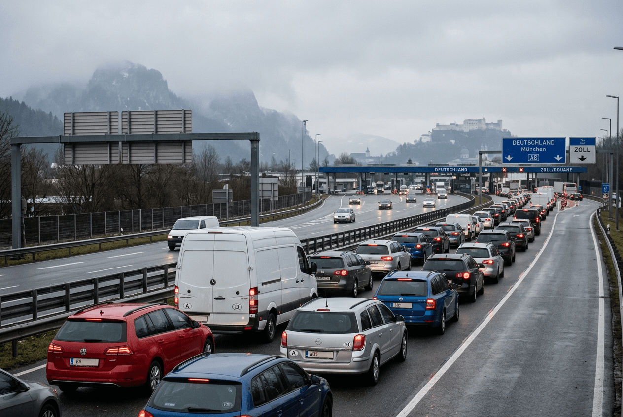 Nomads face 90 minute delays as 4 EU countries extend border checks through March