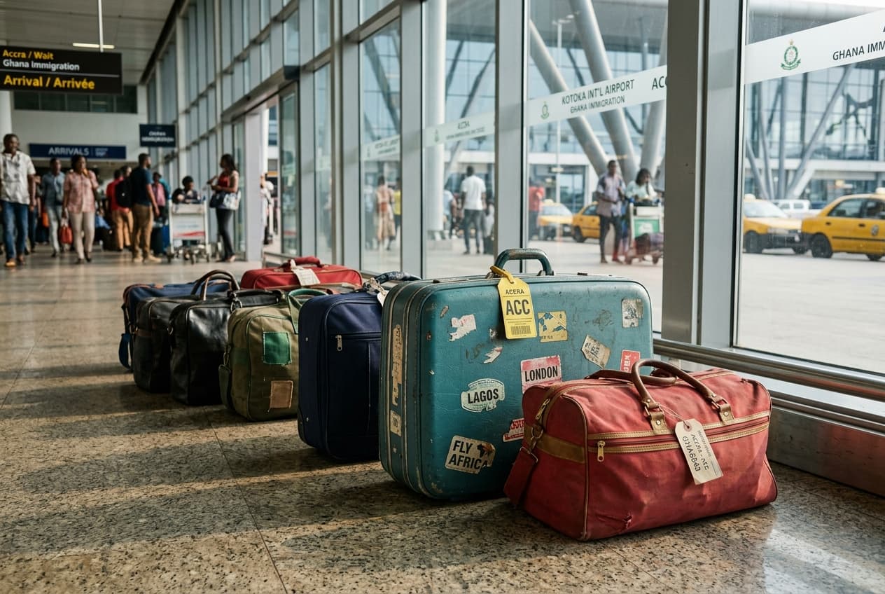 Ghana charges $65 for indirect transit visas involving bag re-checks