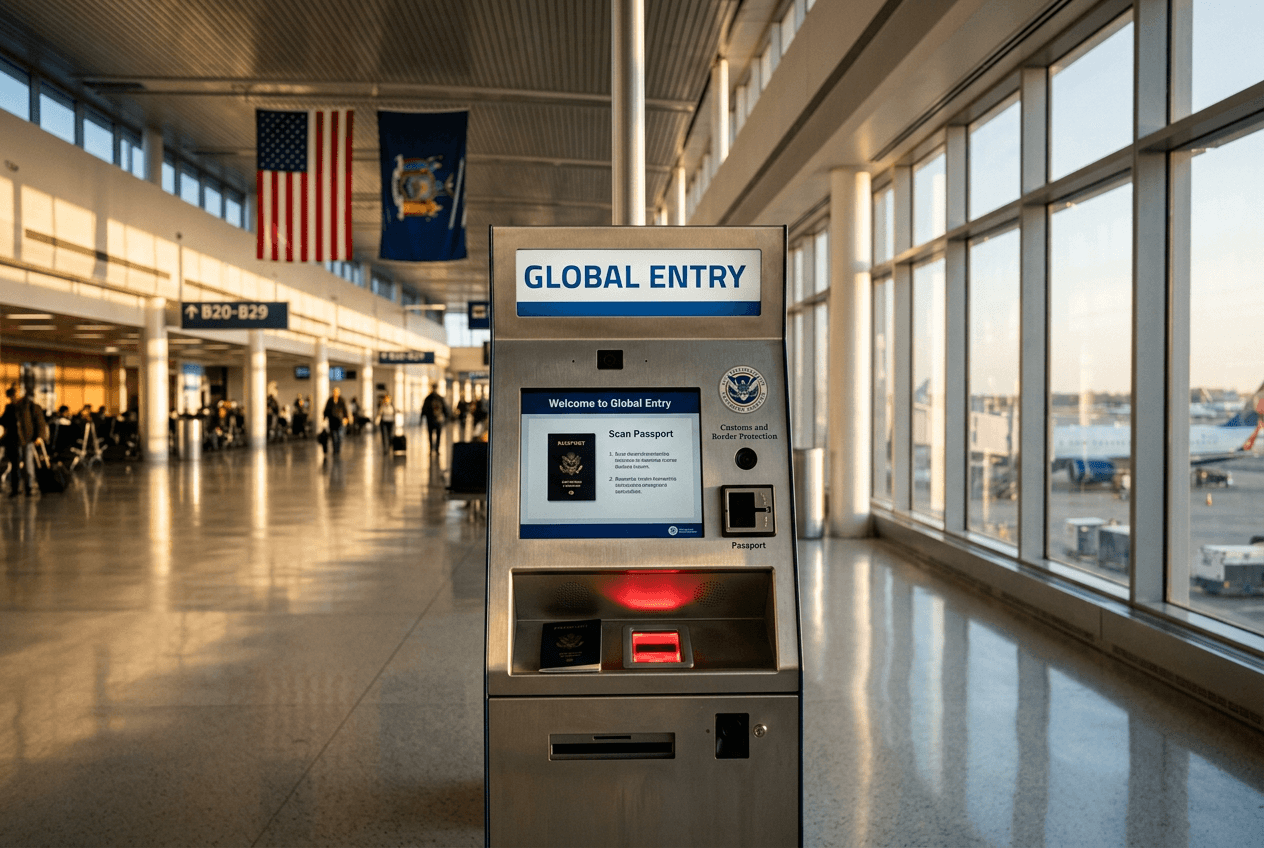 United States Global Entry arrivals skip 30 day alien registration requirement