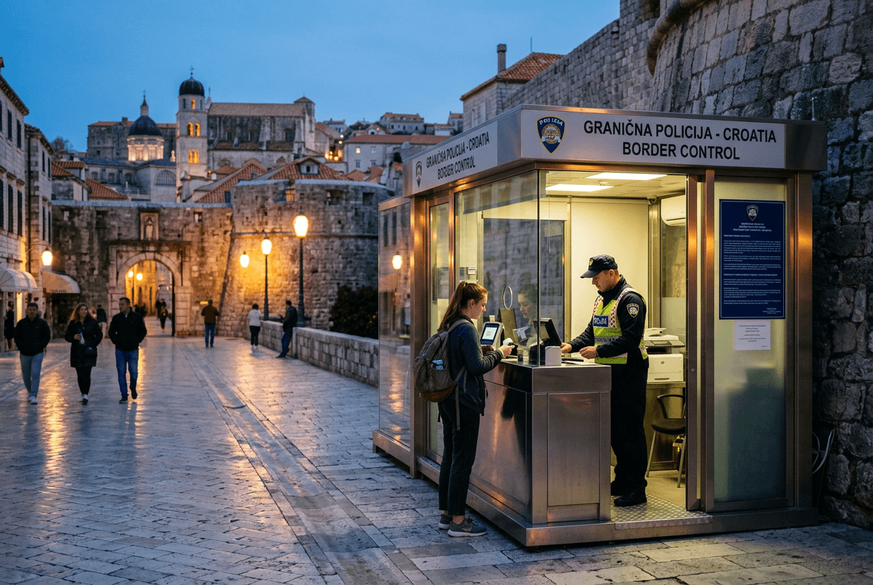 Croatia biometric data collection starts for non-EU travelers under EES