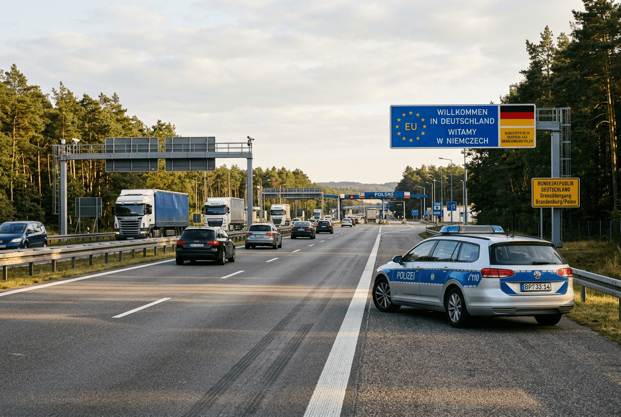 Germany maintains spot checks at 9 land borders through Sept. 15
