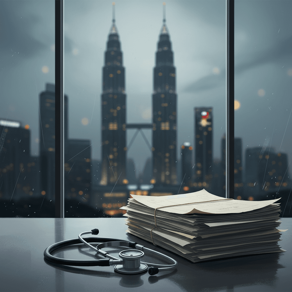 Malaysia hospital system failure forces 33 hour manual processing shift