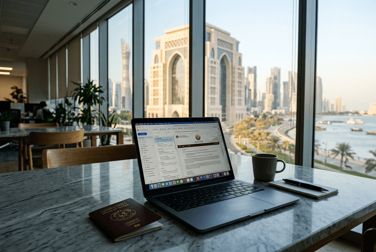 Renew your Qatar visa on arrival online to avoid passport center visits