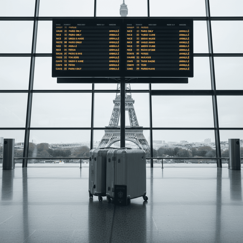 French air traffic controllers threaten 75% flight cuts in May strike notice