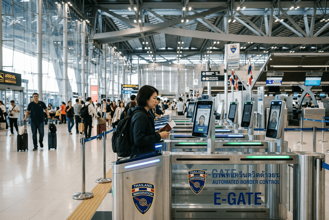Thailand expands Suvarnabhumi e-gates to 31 new nationalities by Aug. 31