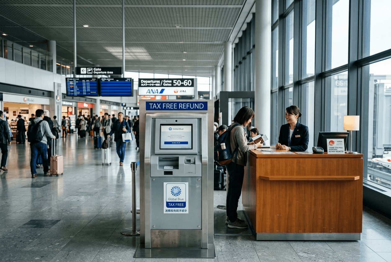 Japan shoppers must pay 10% tax upfront and claim refunds at departure Nov. 1