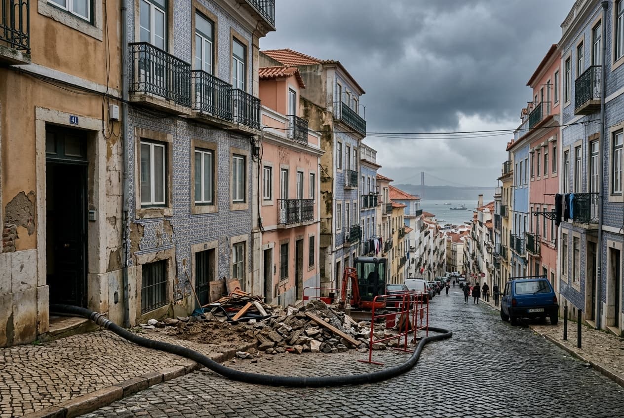 Portugal's storm recovery leaves 40% of Lisbon short-term rentals unlicensed