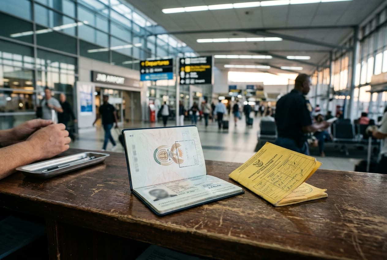 South Africa mandates yellow fever cards for layovers over 12 hours