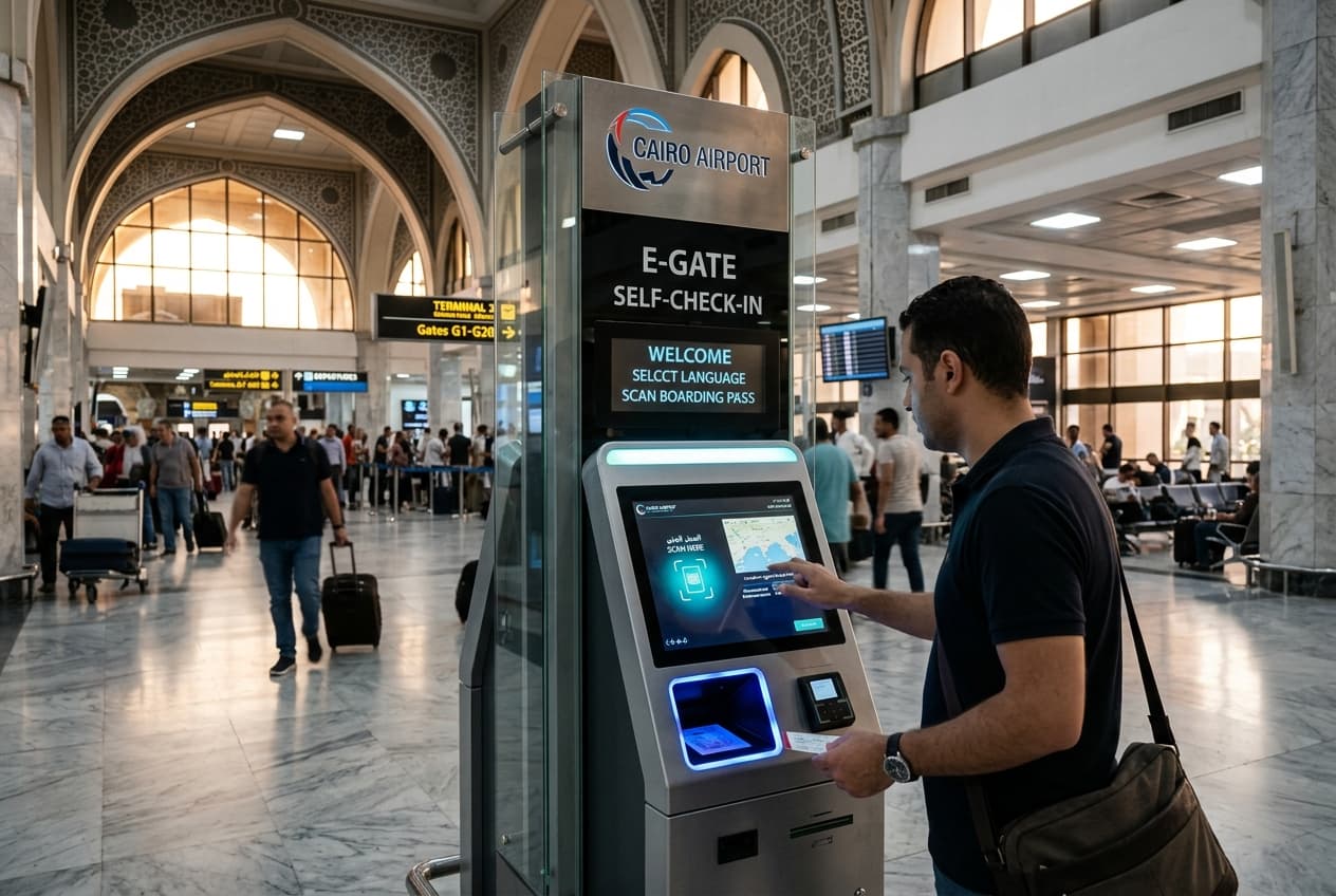 Egypt swaps paper stickers for QR code visa on arrival at Cairo Airport
