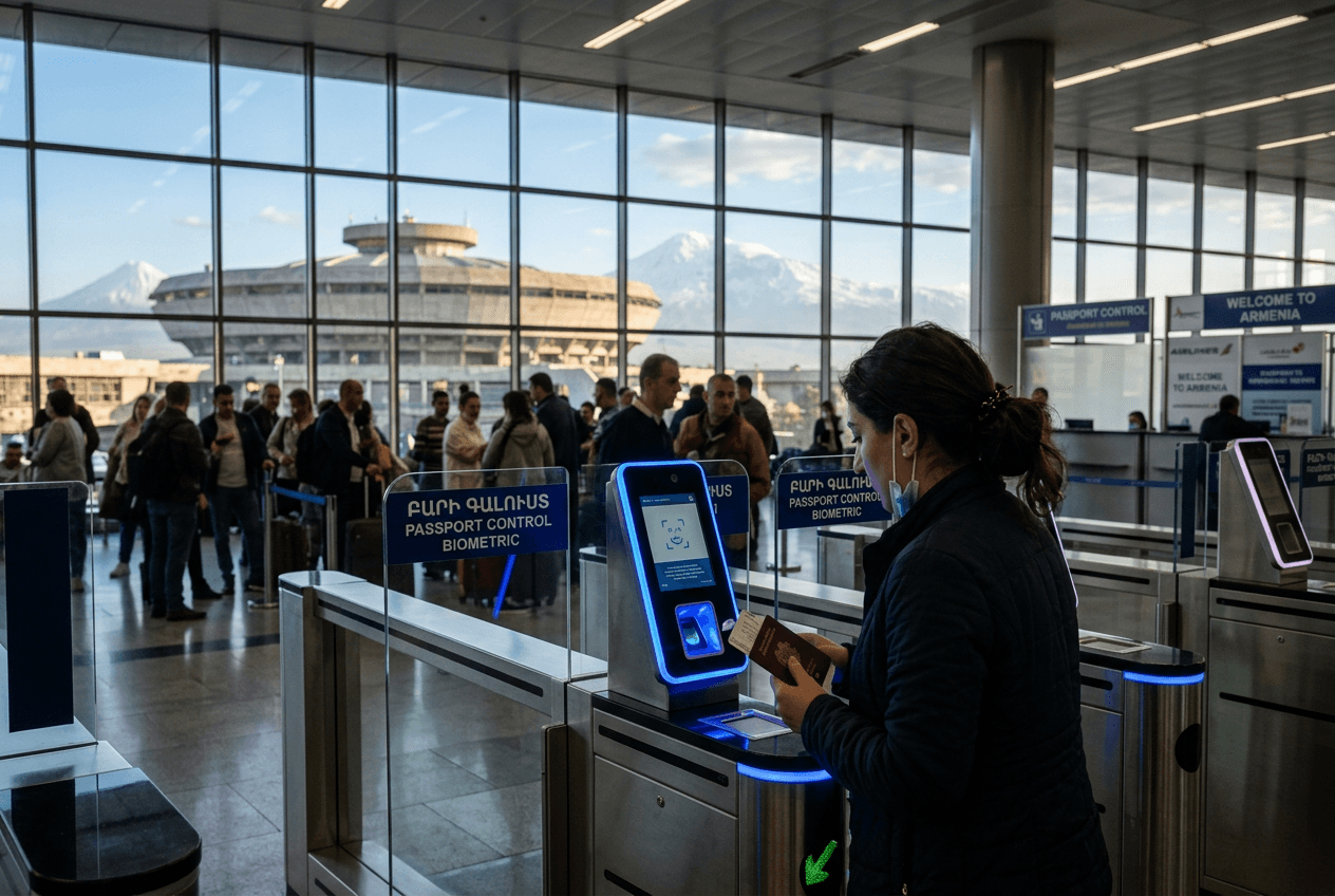 Armenia launches 30 second e-gate clearance at Zvartnots Airport
