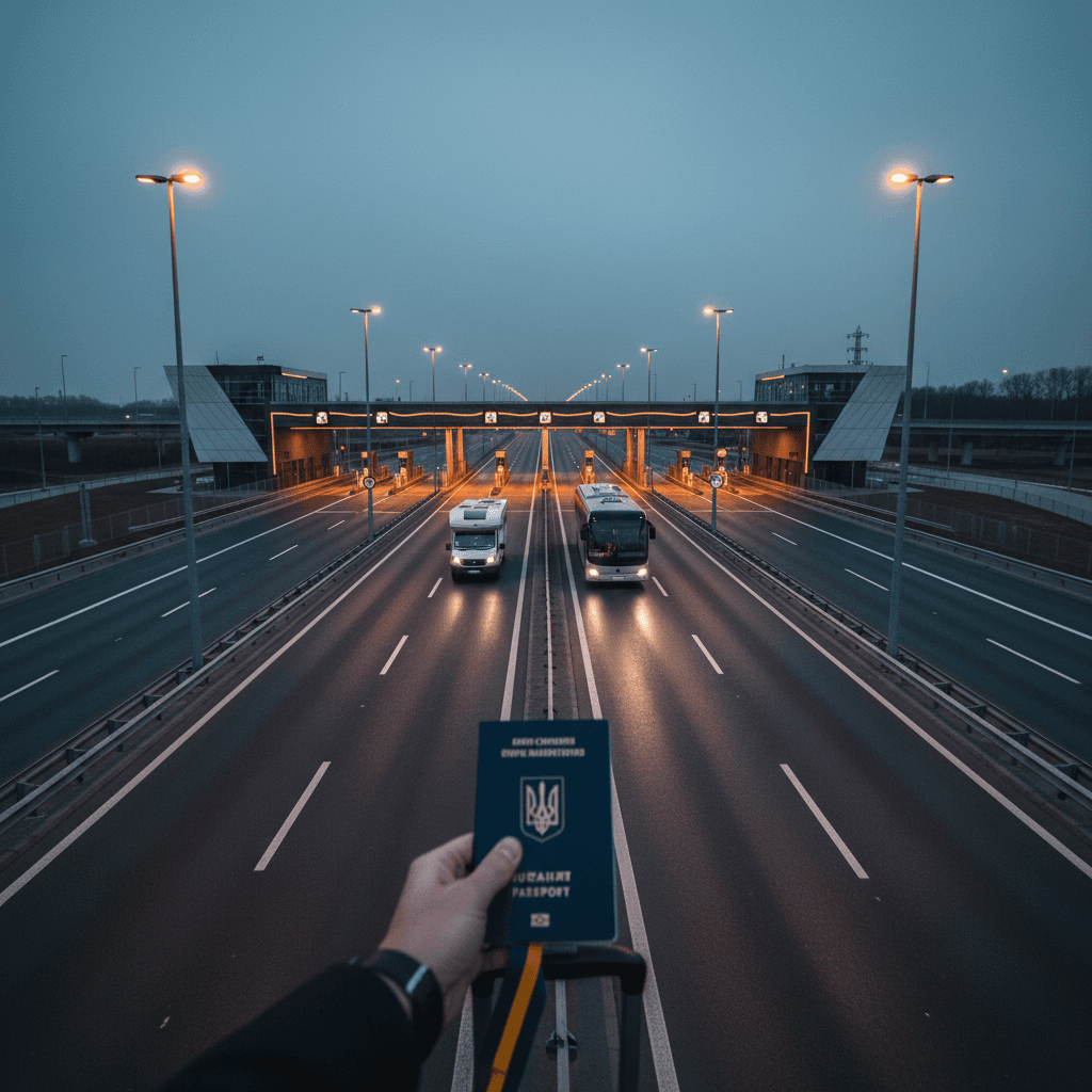 Ukraine’s Border Waits Drop to Near-Zero at Poland Crossings