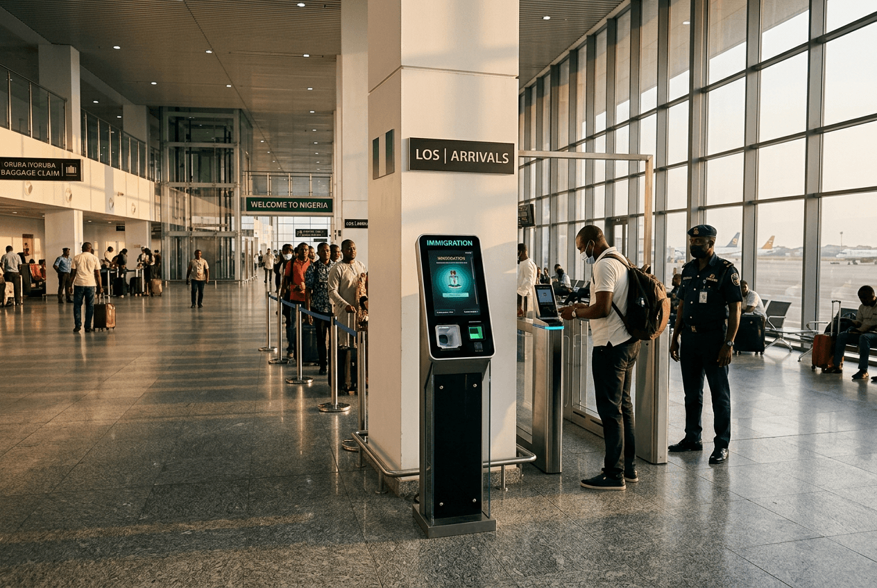 Nigeria scans NCDC digital health QR codes at all ports of entry