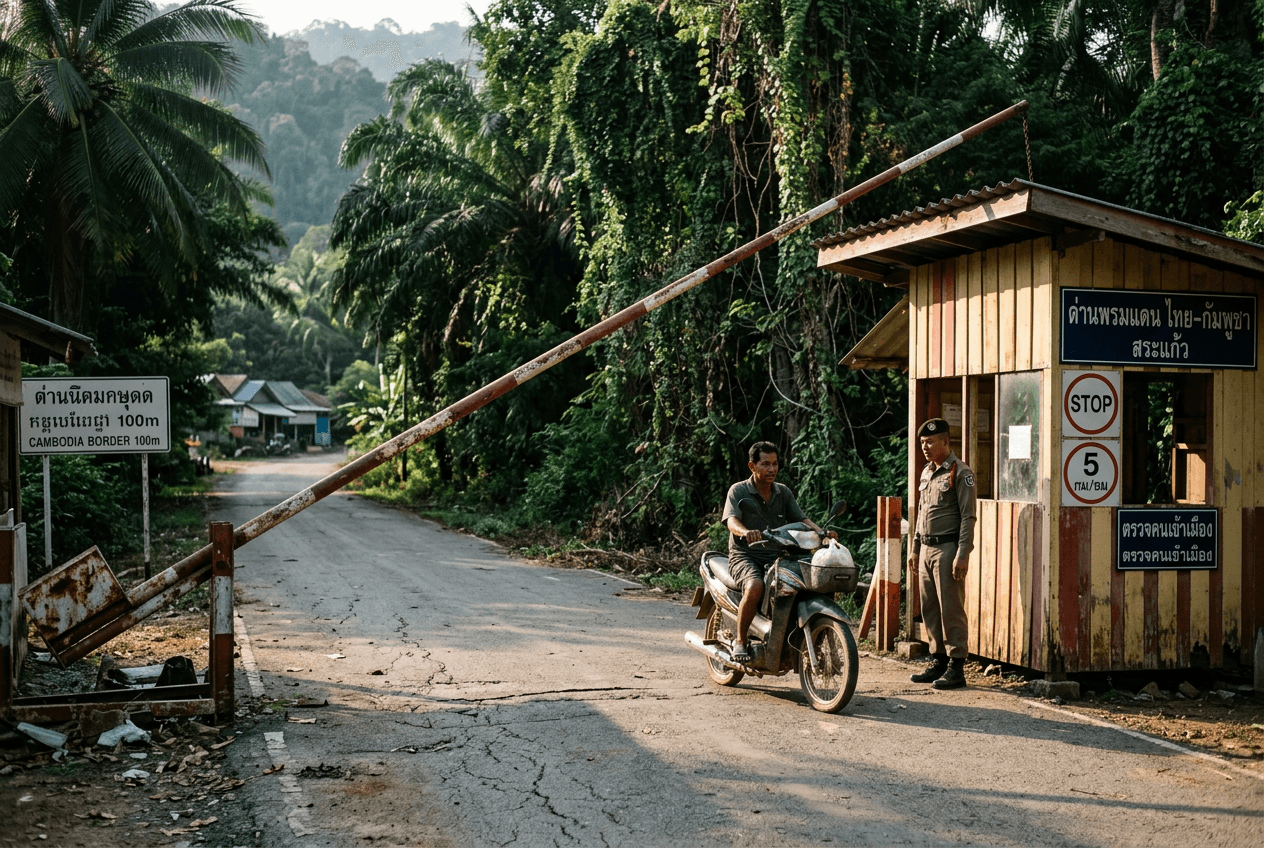 UK travel warnings affect Thailand border runs within 20 kilometers of Cambodia