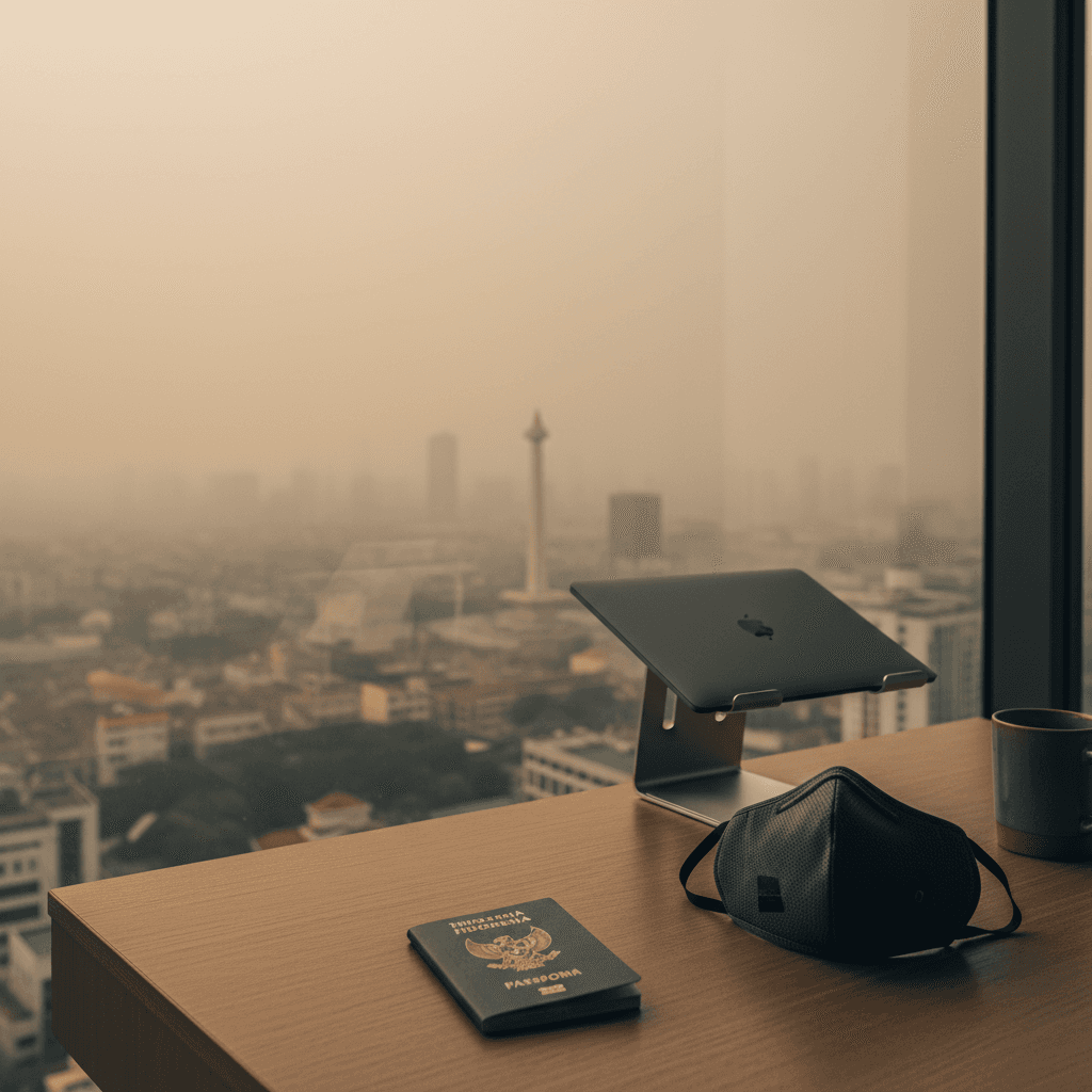Jakarta AQI hits 182 as dry season turns hazardous