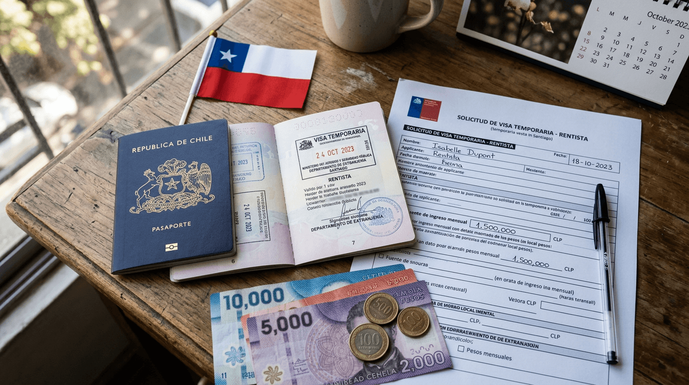 Chile Rentista Temporary Residence Visa — Chile