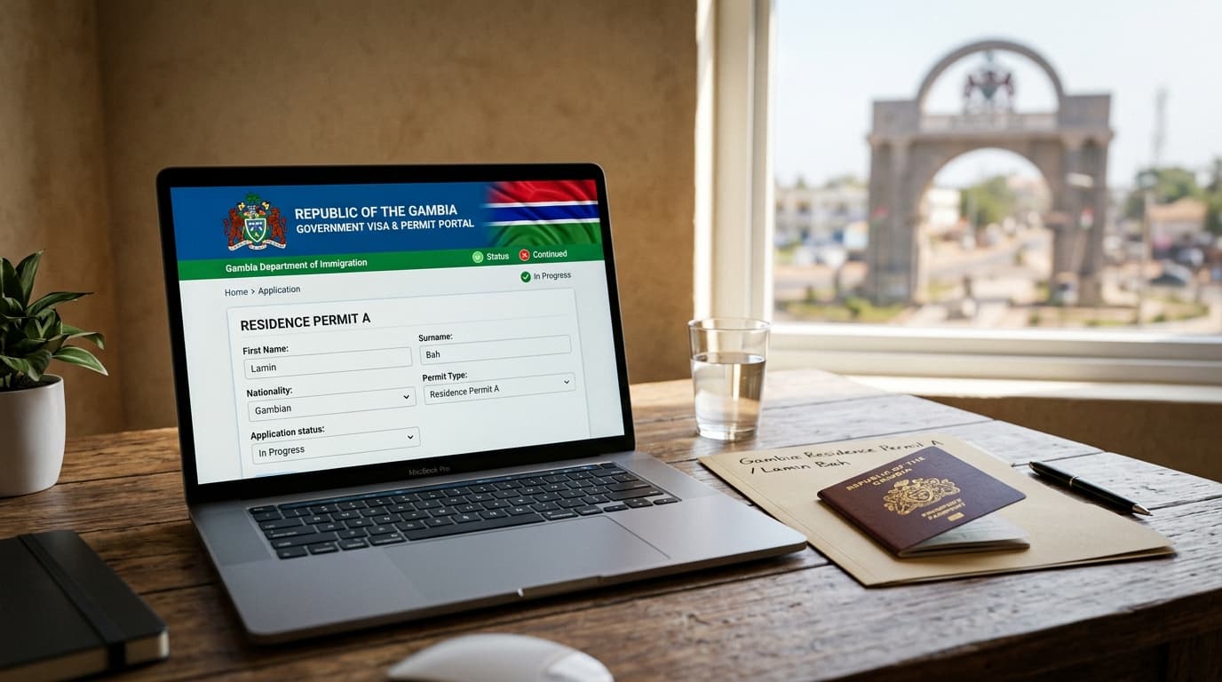 Gambia Residence Permit A — Gambia
