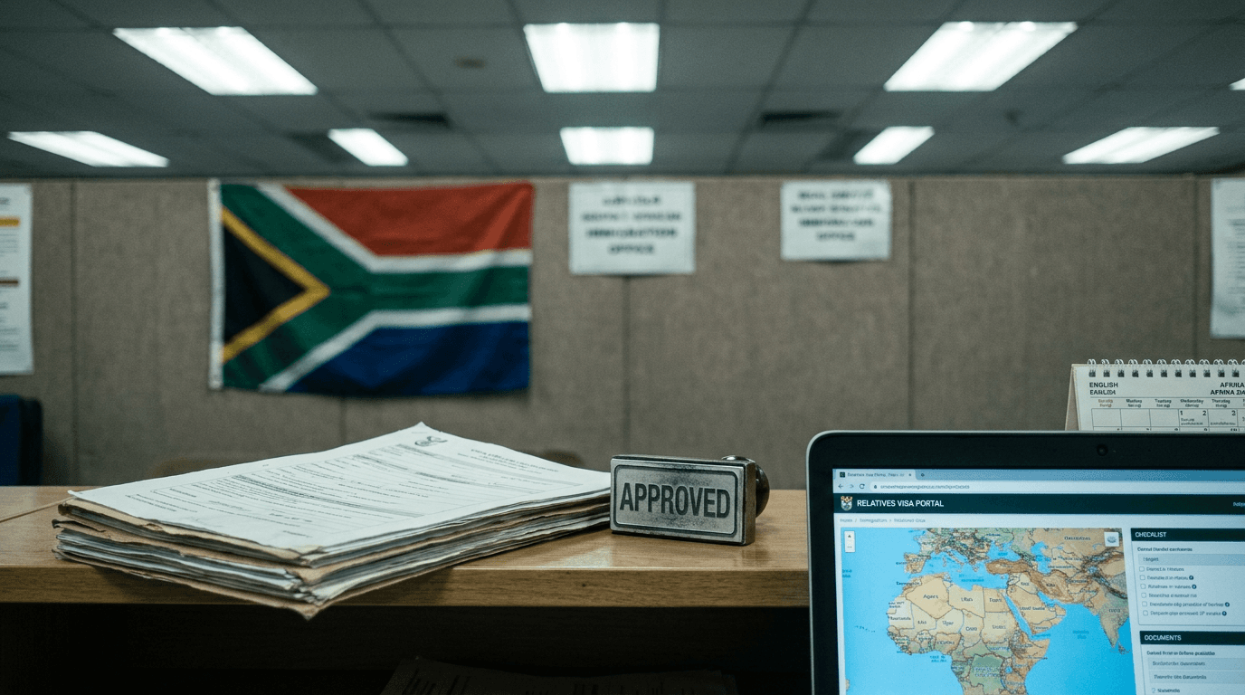 South Africa Relatives Visa — South Africa
